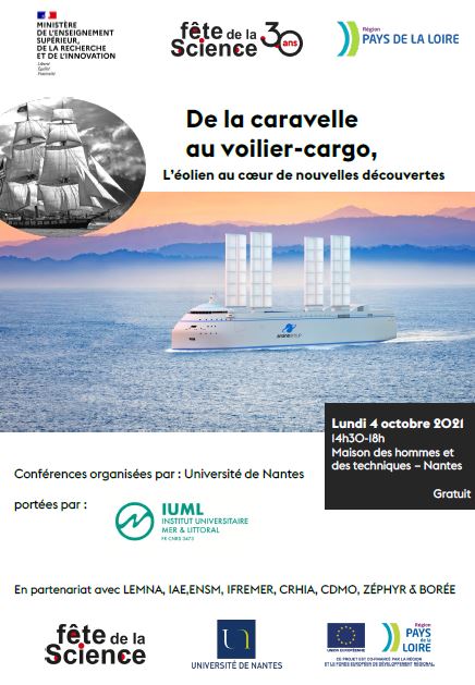 affiche fete de la science caravelle cargo voile